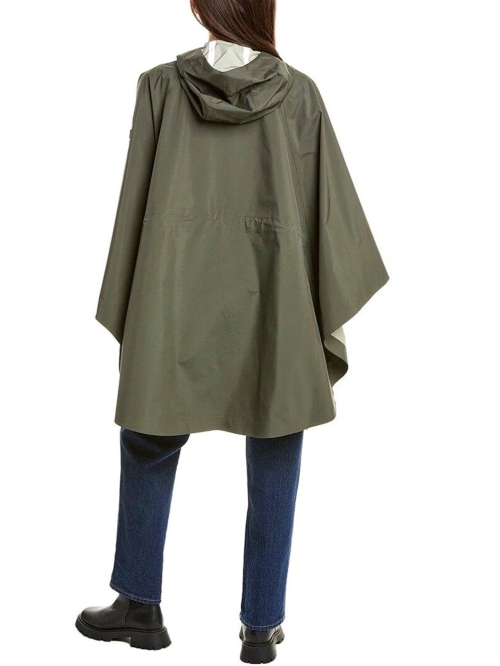 Hunter Original Rubberized Poncho Rubberized Rain Poncho in Green Size XS-S NWT - Picture 3 of 7